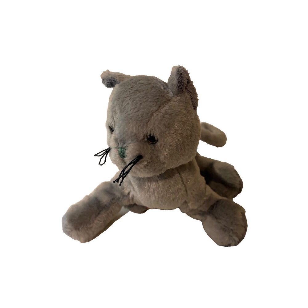 Webkinz Charcoal Cat Plush Stuffed Animal Gray HM152 Ganz
